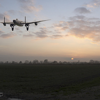 Buy canvas prints of Lancaster sunset by Gary Eason