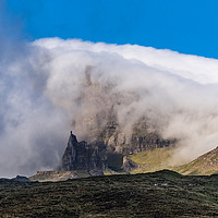 Buy canvas prints of Storr veiled in cloud by Gary Eason