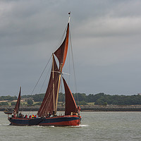 Buy canvas prints of Thames sailing barge Repertor by Gary Eason
