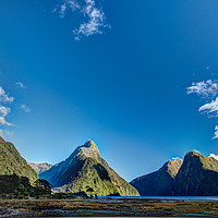 Buy canvas prints of Autumn morning Milford Sound by Gary Eason