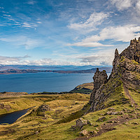 Buy canvas prints of Sound of Raasay from Storr by Gary Eason