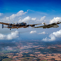 Buy canvas prints of Avro sisters  by Gary Eason