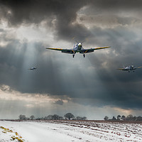 Buy canvas prints of Winter homecoming by Gary Eason