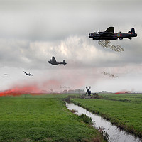 Buy canvas prints of Operation Manna Lancasters by Gary Eason