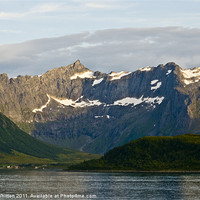 Buy canvas prints of Fjord near Tromso by Derek Whitton