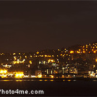 Buy canvas prints of Dundee Night Panoramic by Derek Whitton