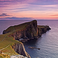 Buy canvas prints of Neist Point Lighthouse  by Derek Whitton