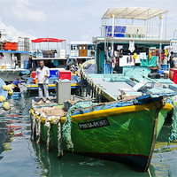 Buy canvas prints of boats at Male' by Hassan Najmy