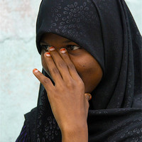 Buy canvas prints of Girl Shy by Hassan Najmy