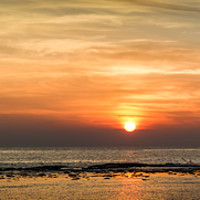 Buy canvas prints of A sunset panorama by Hassan Najmy