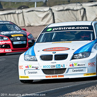 Buy canvas prints of Racing at the Knockhill track by Ian Pettigrew