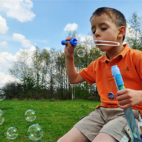 Buy canvas prints of blowing bubbles by michelle rook