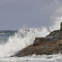 Buy canvas prints of  crashing waves by michelle rook