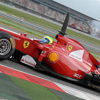 Buy canvas prints of Felipe Massa - F1 Ferrari - Spain by SEAN RAMSELL