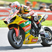 Buy canvas prints of Tommy Hill at Cadwell Park 2011 by SEAN RAMSELL