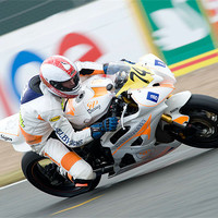 Buy canvas prints of Unknow Rider - Silverstone 2009 Supersport by SEAN RAMSELL