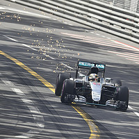 Buy canvas prints of     Lewis Hamilton - Monaco Grand Prix 2016        by SEAN RAMSELL