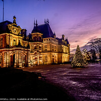 Buy canvas prints of Waddesdon Manor at Christmas Time by SEAN RAMSELL