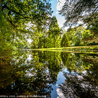 Buy canvas prints of Burghley House River by SEAN RAMSELL