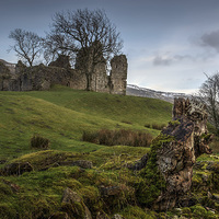 Buy canvas prints of Pendragon Castle by Neil Young