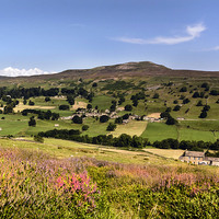 Buy canvas prints of  Healeugh and Claver Hill in North Yorkshire by Neil Young