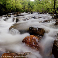 Buy canvas prints of The Rapids, Pontneddfechan by Creative Photography Wales