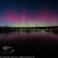 Buy canvas prints of Brecon Beacons Night Sky Aurora by Creative Photography Wales