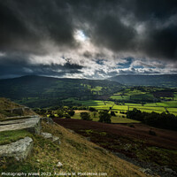 Buy canvas prints of Sugar Loaf Autumn Landscape by Creative Photography Wales
