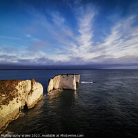 Buy canvas prints of Old Harry Rocks, Jurassic Coast in Dorset by Creative Photography Wales