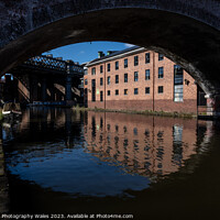 Buy canvas prints of Castlefields Reflection, Manchester by Creative Photography Wales