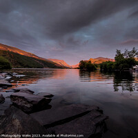 Buy canvas prints of The Lone Tree, Llyn Padarn by Creative Photography Wales