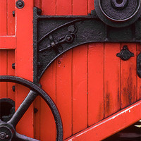 Buy canvas prints of The red machine by Creative Photography Wales