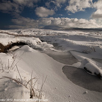Buy canvas prints of Fan Gyhirich winter landscape by Creative Photography Wales