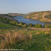 Buy canvas prints of Lyn Clywedog Summer Landscape by Creative Photography Wales