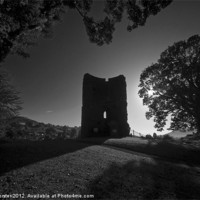 Buy canvas prints of Crickhowell Castle by Creative Photography Wales