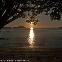 Buy canvas prints of Coromandel Sunset by Creative Photography Wales