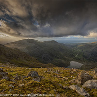 Buy canvas prints of Nant Francon Dusk by Creative Photography Wales