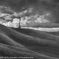 Buy canvas prints of Cherhill Down Obelisk by Creative Photography Wales