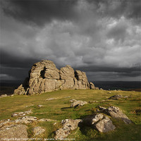 Buy canvas prints of Haytor Storm by Creative Photography Wales