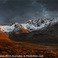 Buy canvas prints of The Cuillin Range, Isle of Skye, Scotland by Creative Photography Wales