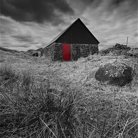 Buy canvas prints of The Red Barn Door, Isle of Skye, Scotland by Creative Photography Wales