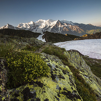 Buy canvas prints of Mont Blanc morning light by Creative Photography Wales