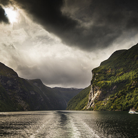 Buy canvas prints of Gerainger Fjord by Creative Photography Wales