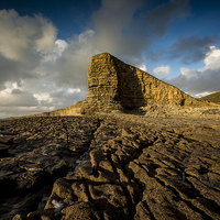 Buy canvas prints of Nash Point by Creative Photography Wales