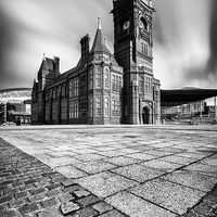 Buy canvas prints of The Pierhead Building at Cardiff Bay by Creative Photography Wales