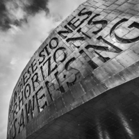 Buy canvas prints of The Millennium Centre at Cardiff Bay by Creative Photography Wales