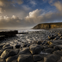 Buy canvas prints of Southerndown Evening Light by Creative Photography Wales