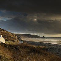 Buy canvas prints of Newgale Cottage by Creative Photography Wales