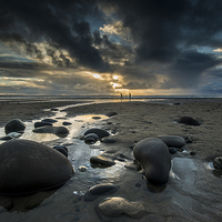 Buy canvas prints of Newgale Sands Winter Light by Creative Photography Wales