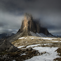 Buy canvas prints of Tre Cime, Dolomites Landscape  by Creative Photography Wales